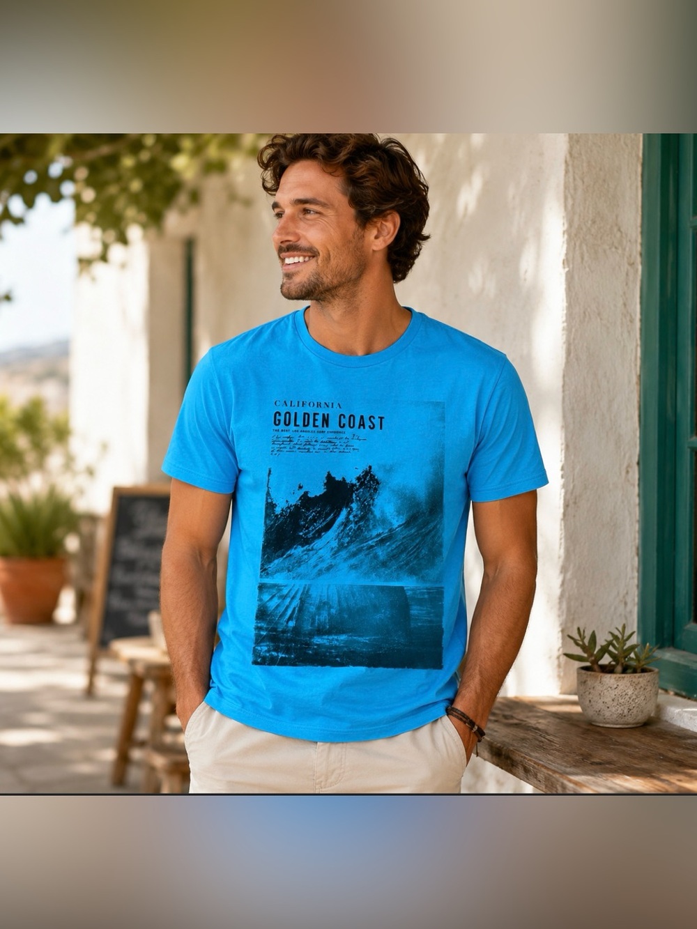 Men’s Free State XXL Turquoise T-shirt